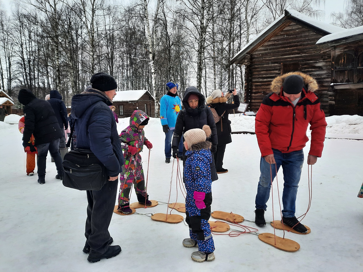 Празднование Масленицы в Костромской Слободе: большой фотоотчёт