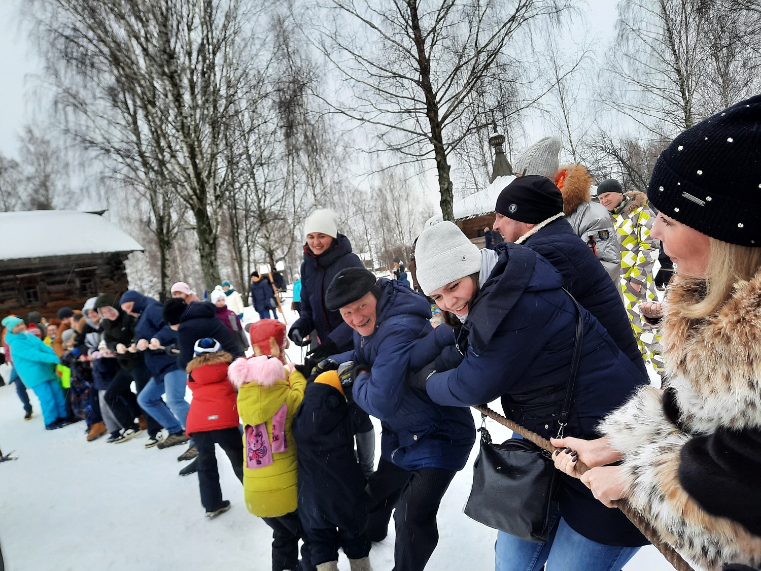 Празднование Масленицы в Костромской Слободе: большой фотоотчёт