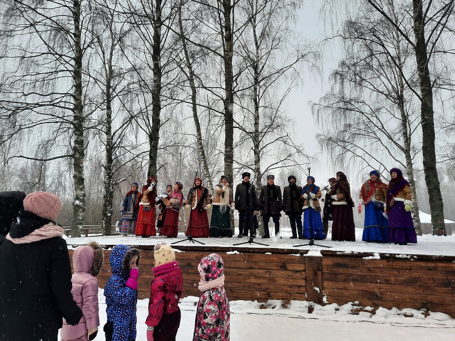 Празднование Масленицы в Костромской Слободе: большой фотоотчёт