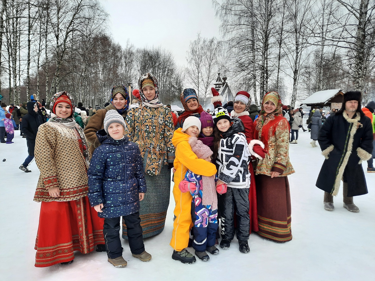 Празднование Масленицы в Костромской Слободе: большой фотоотчёт